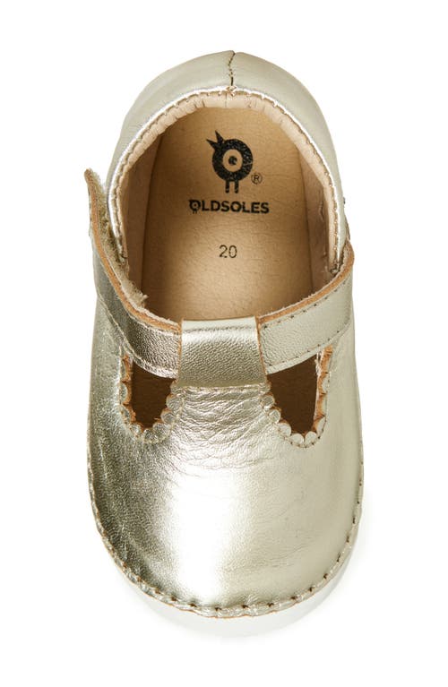 Old Soles Pave T-strap Sneaker In Gold