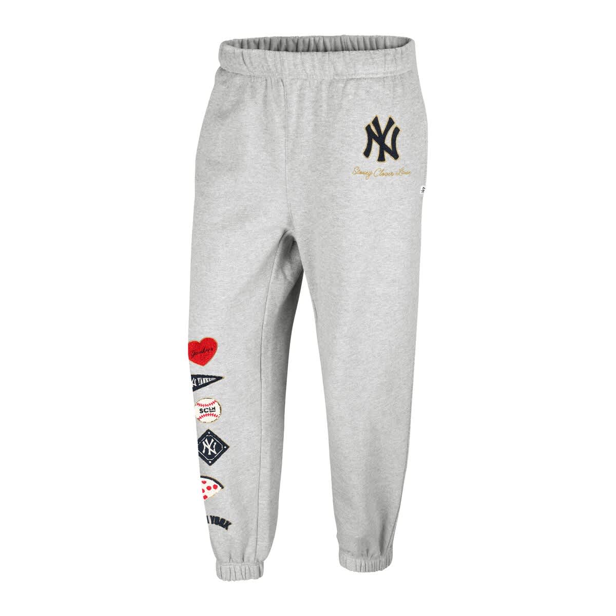 Women's '47 x Stoney Clover Lane Heather Gray New York Yankees Venice Jogger Pants - image 2