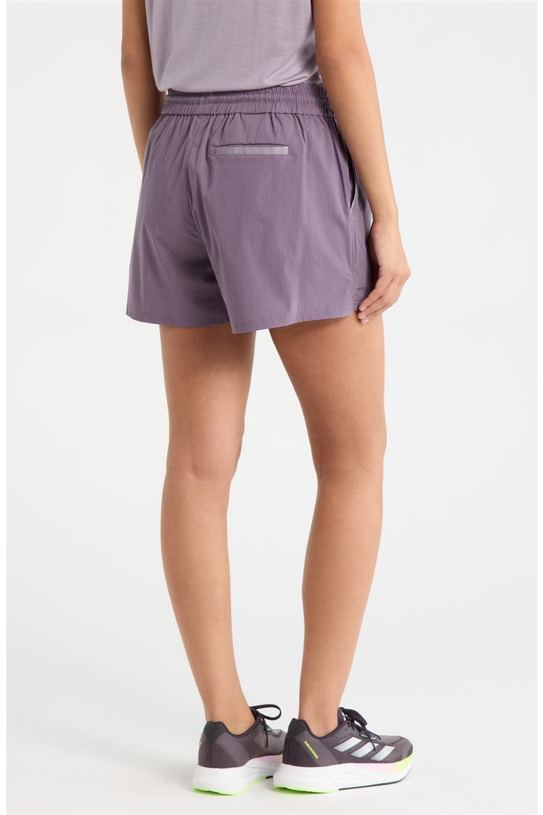 Merino Wool Blend Drawstring Shorts, Alternate, color, PURPLE STORM