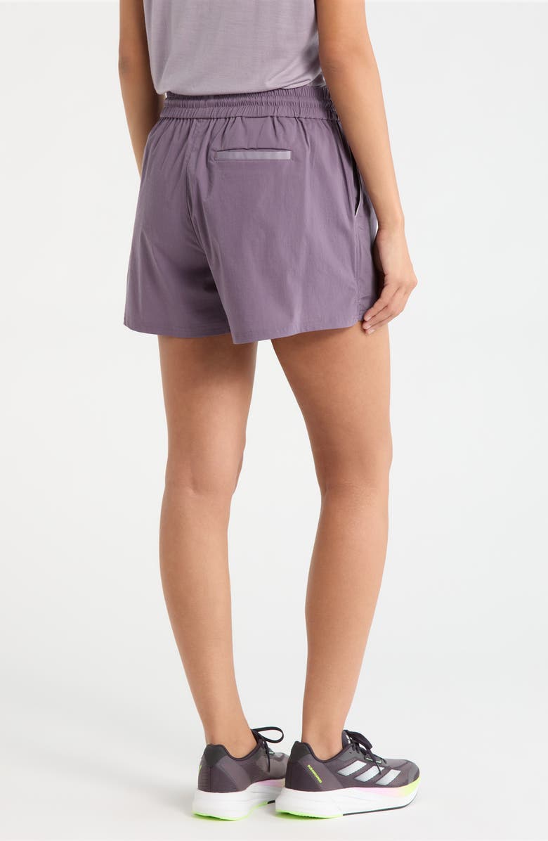 Smartwool Merino Wool Blend Drawstring Shorts, Alternate, color, Purple Storm
