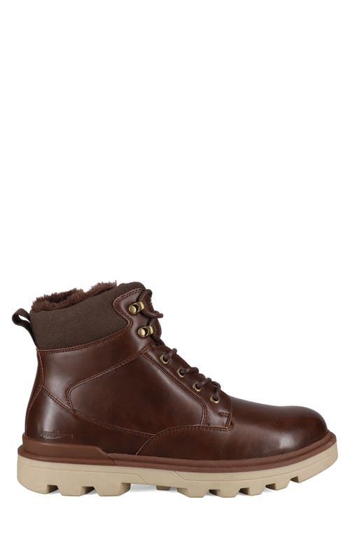 Aquatherm By Santana Canada Skyway Waterproof Faux Fur Lined Boot In Brown