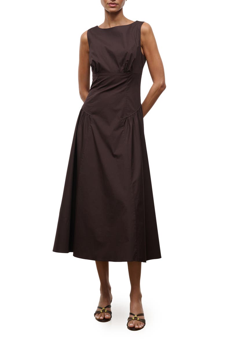 staud drop waist dress Staud Sheila Mini Dress