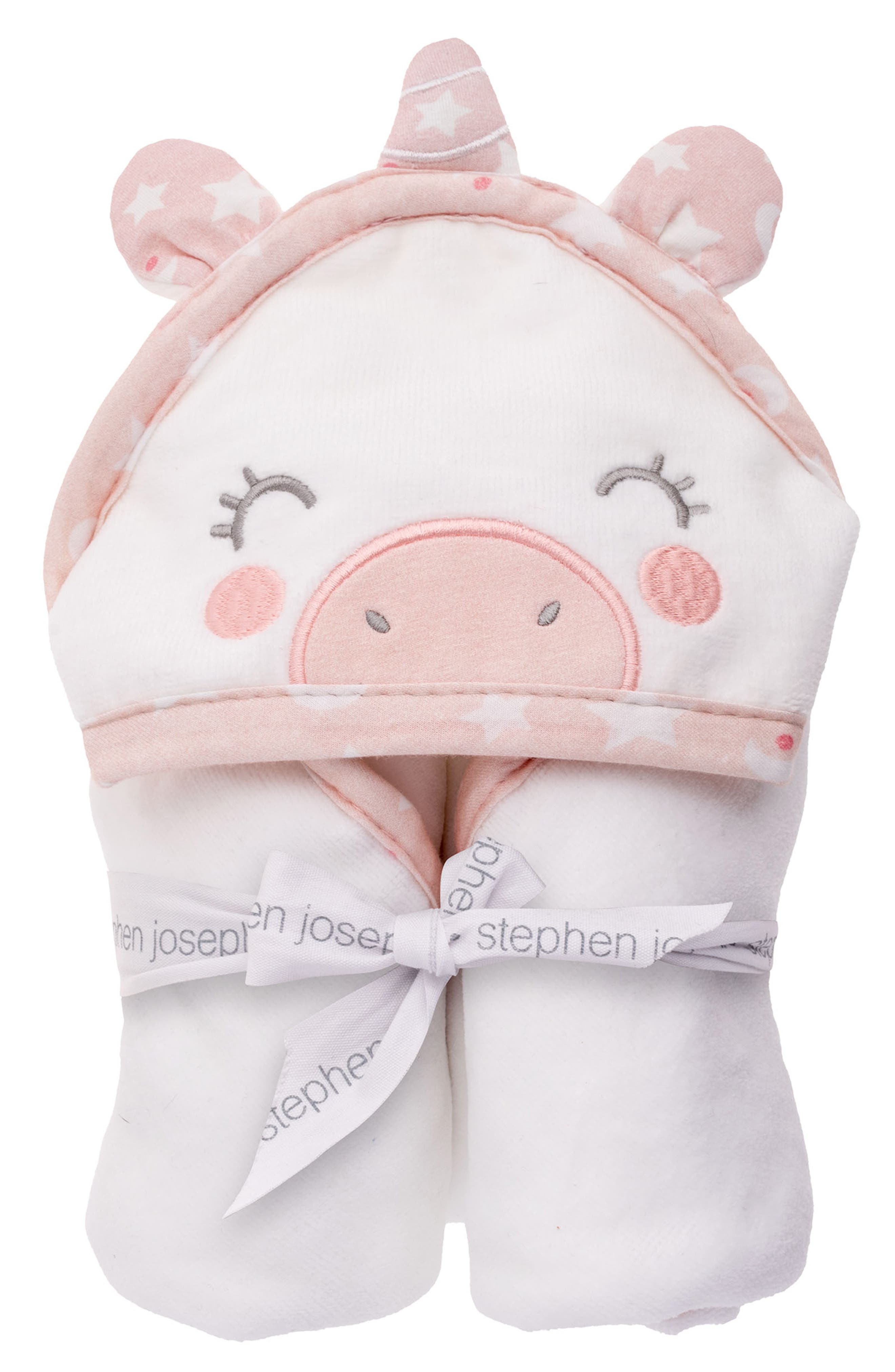 Stephen Joseph Kids' Hooded Bath Towel in Unicorn 