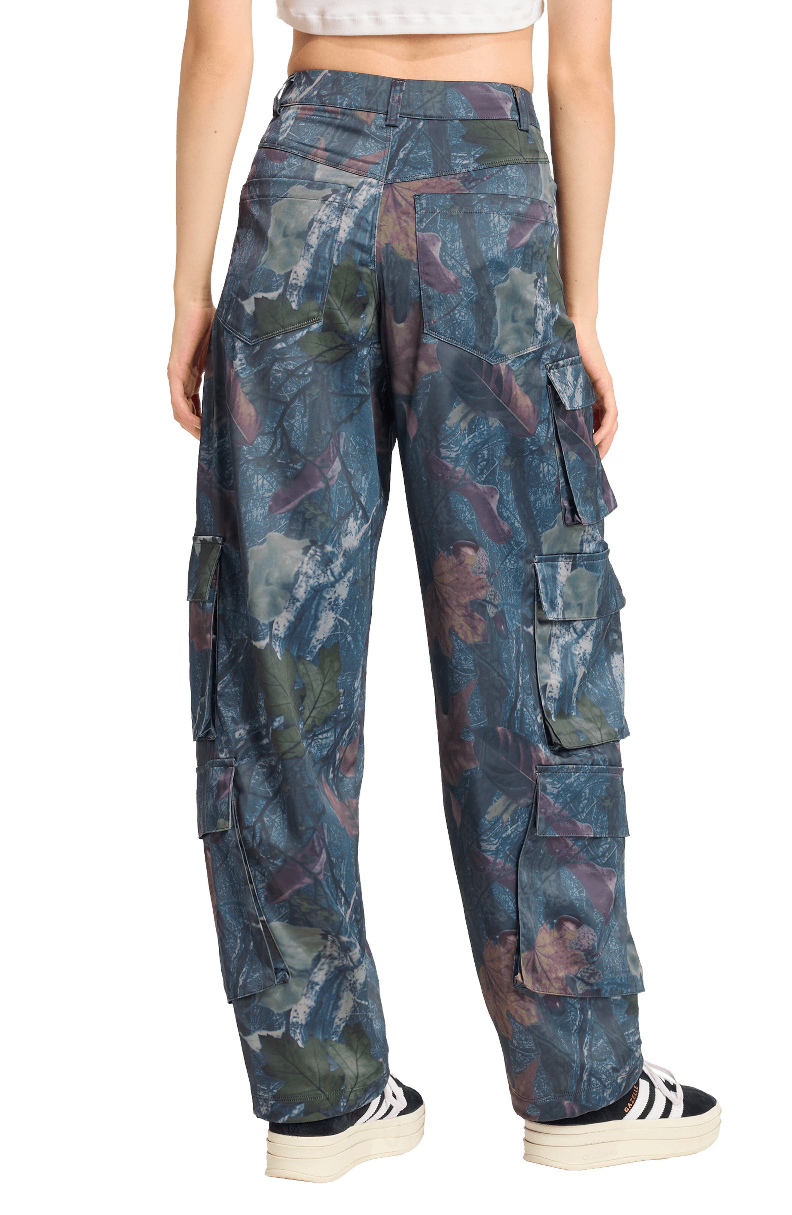Satin Cargo Pants - image 2