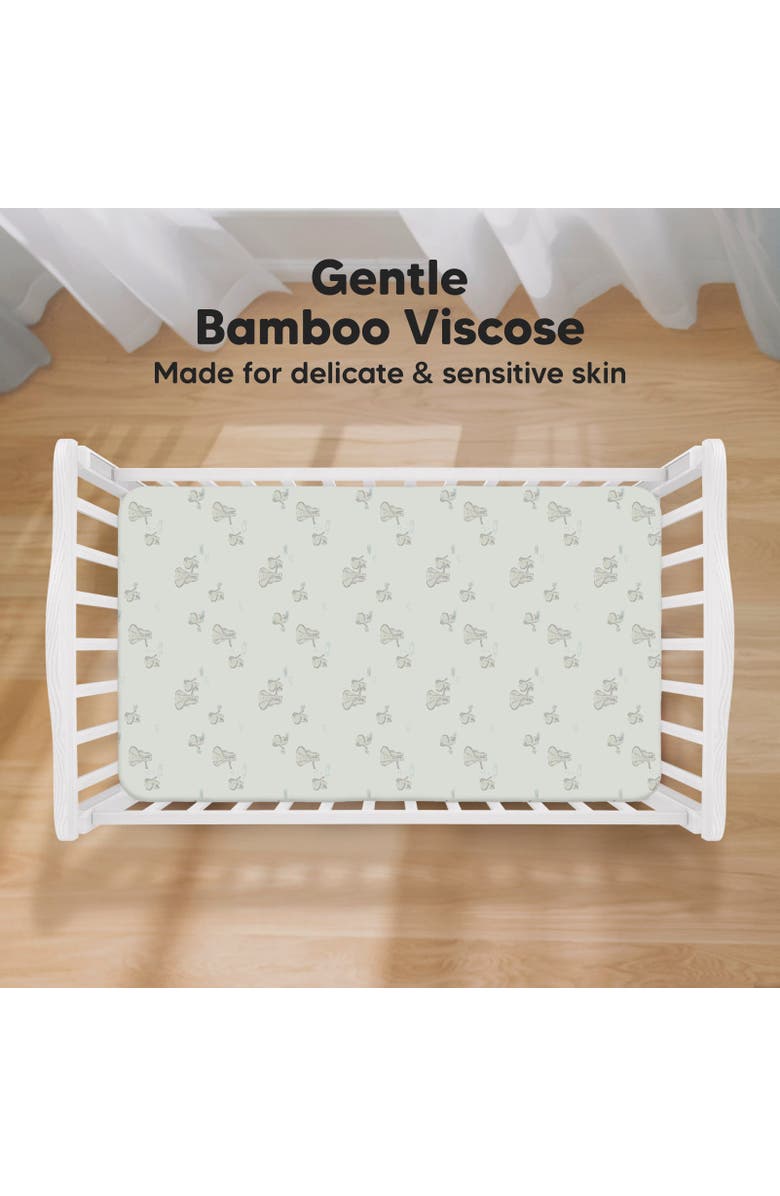 KeaBabies Isla Fitted Crib Sheets, Alternate, color, Elly