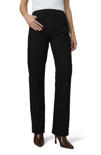 Joe's The Margot High Waist Straight Leg Jeans In Black