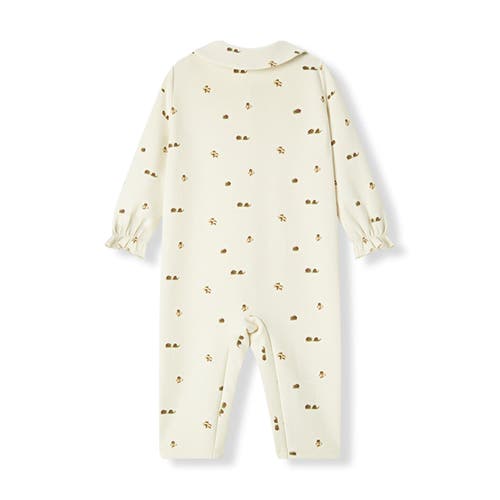 Milkbarn Stretch Fleece Collar Jumpsuit