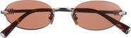Miu Miu 51mm Oval Rimless Sunglasses