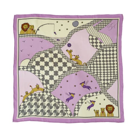 "Journey" Silk Scarf by SHANTALL LACAYO
