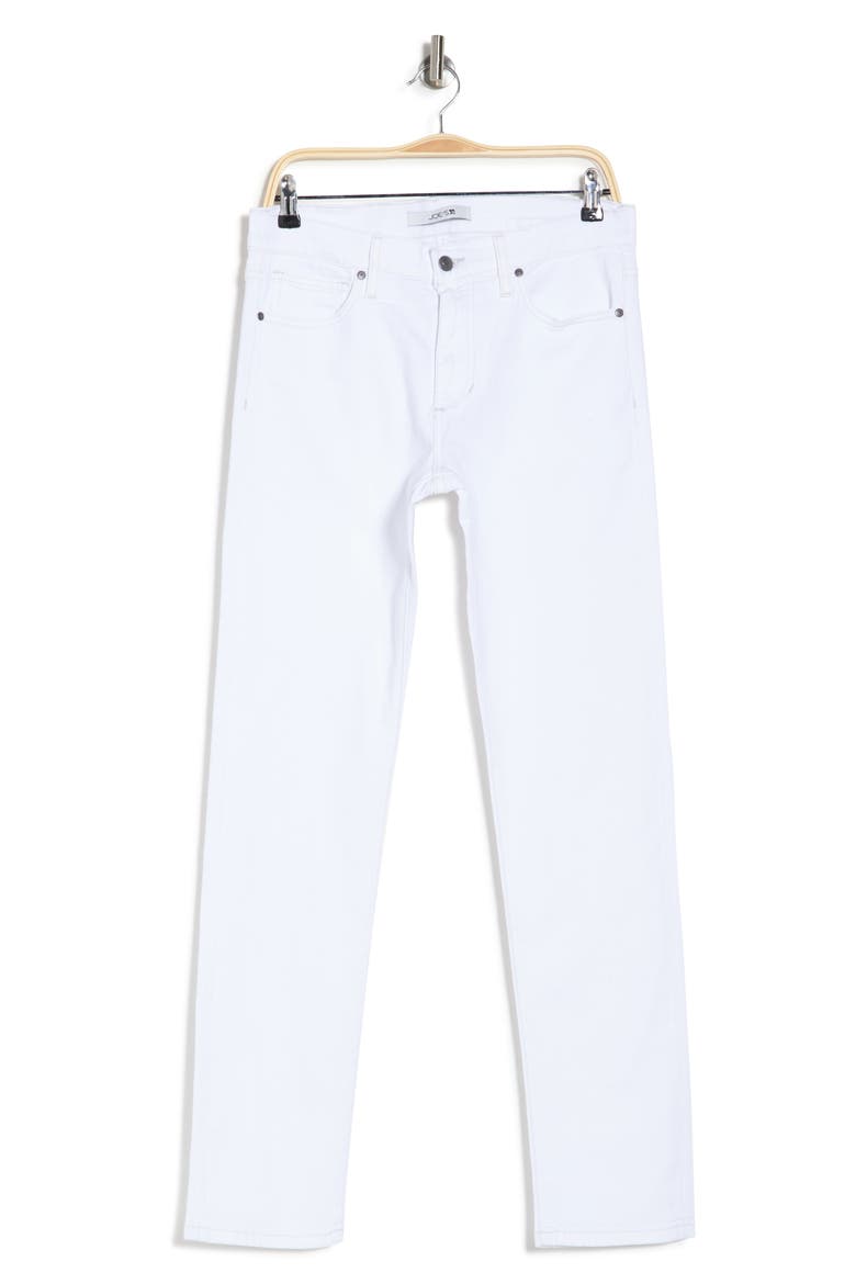 Slim Fit Solid Jeans, Alternate, color, WHITE