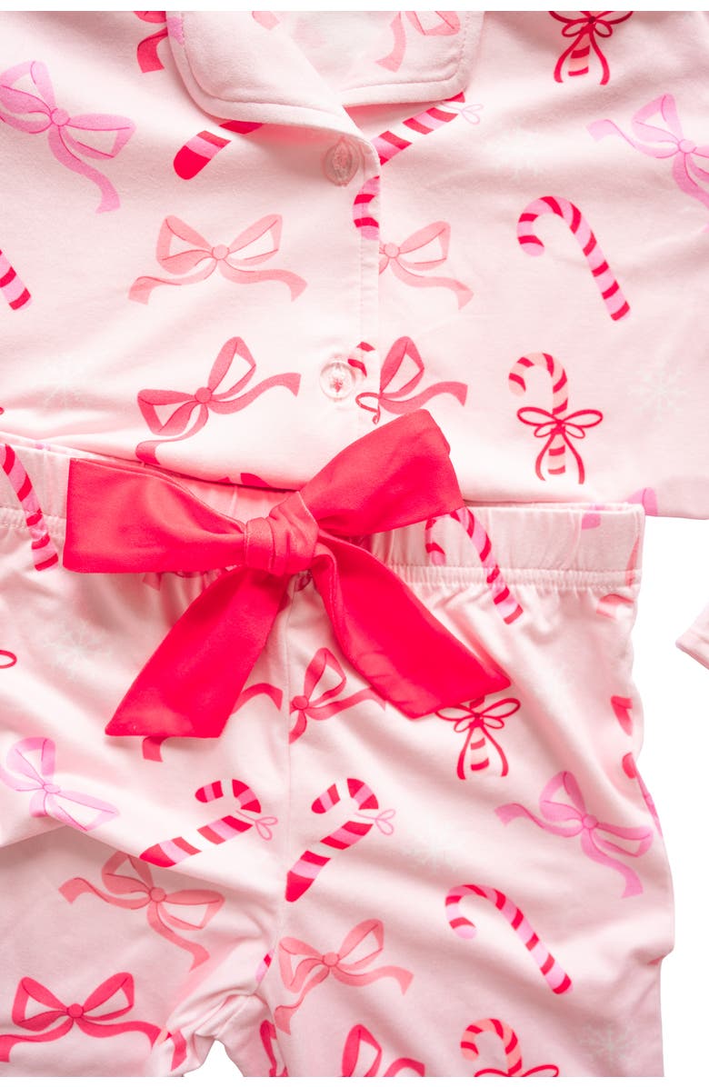 Sweet Wink Peppermint Party Christmas Lounge Set, Alternate, color, Soft Pink