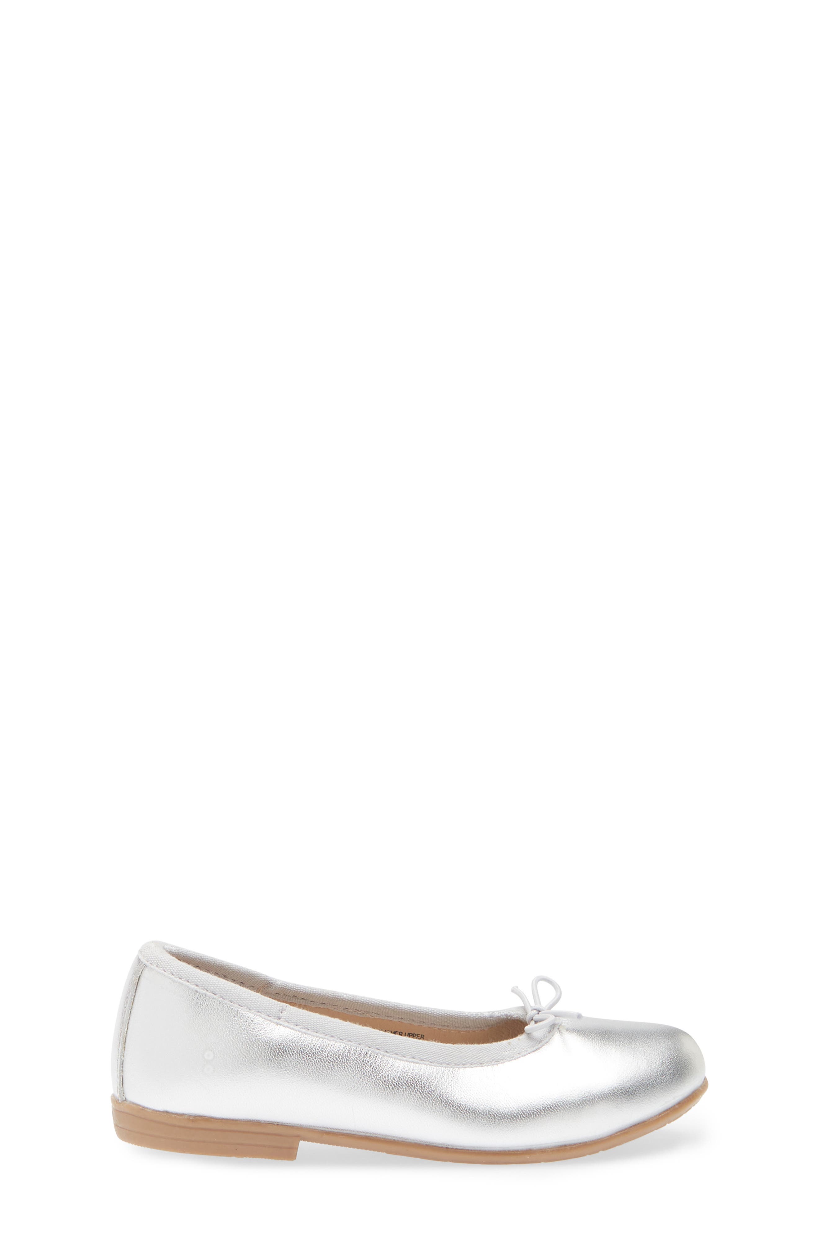 OLD SOLES Kids' Brule Flat, Alternate, color, Silver