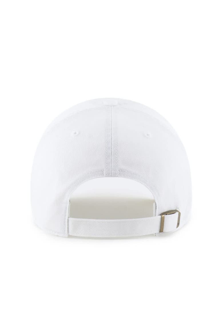 Men's '47 White Tennessee Volunteers Americana Heritage Clean Up Adjustable Hat, Alternate, color, White