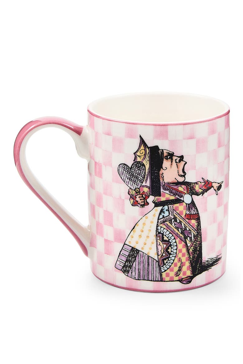 Duchess Check Mug, Main, color, PINK