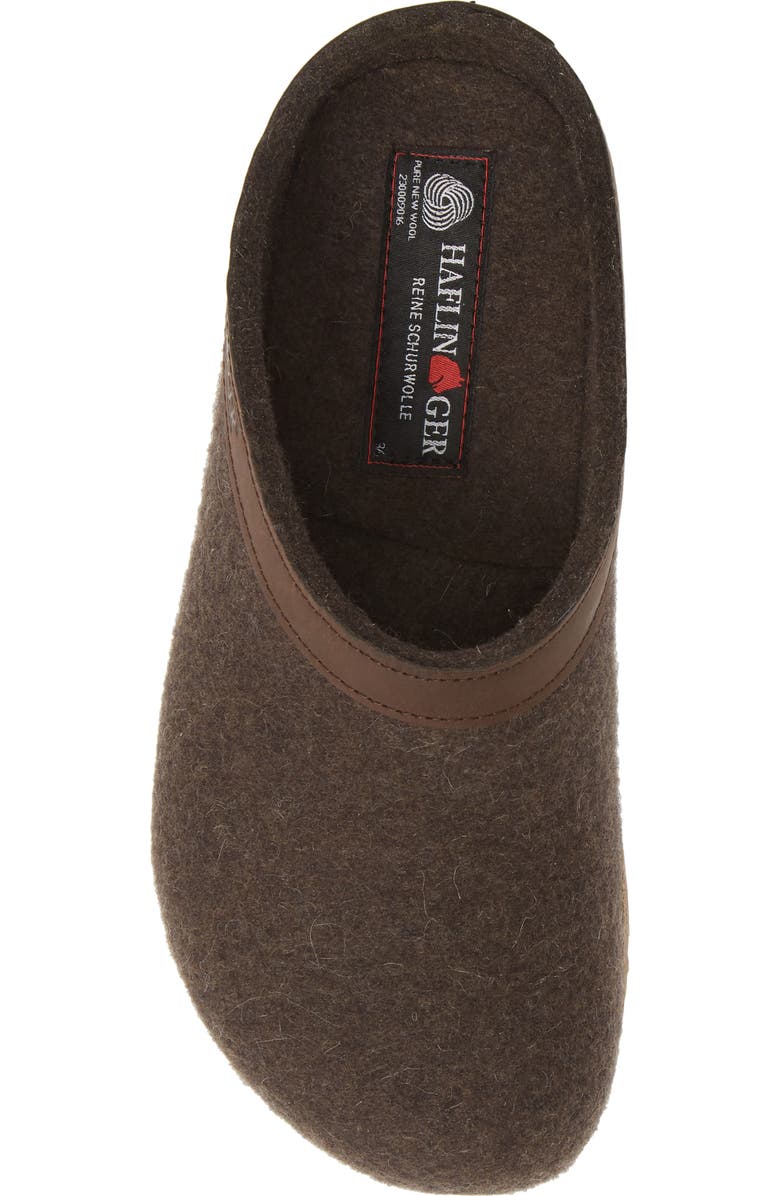 Haflinger Grizzly Clog Slipper, Alternate, color,