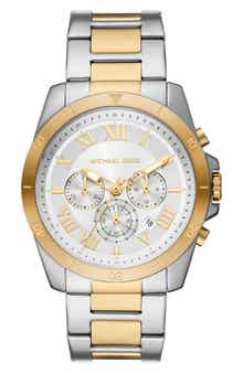 Michael Kors Two Tone Stainless Steel Bracelet Watch, 44mm