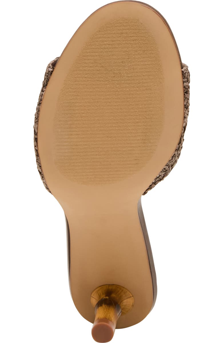 Steve Madden Kahlea Raffia Sandal, Alternate, color, Brown Raffia