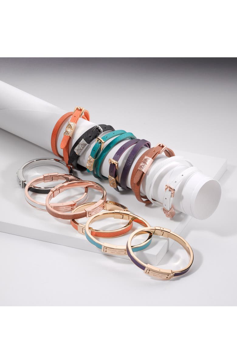 MICHAEL Michael Kors Michael Kors Hinged Bangle, Alternate, color, 