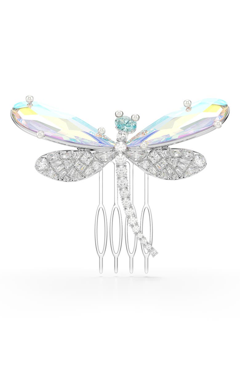Swarovski Brooch Hair Comb, Main, color, 