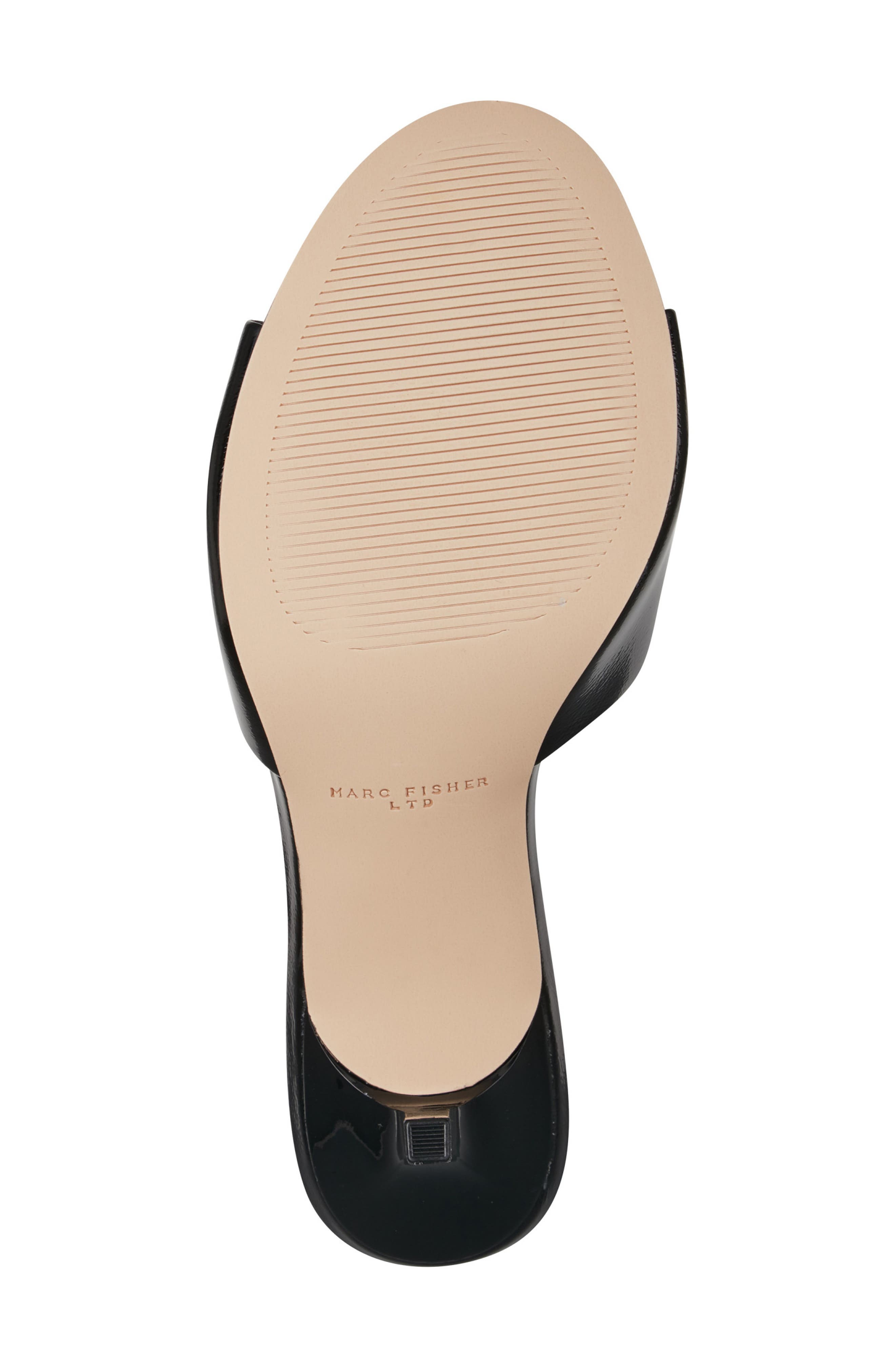 Marc Fisher LTD Finny Slide Sandal, Alternate, color, Black