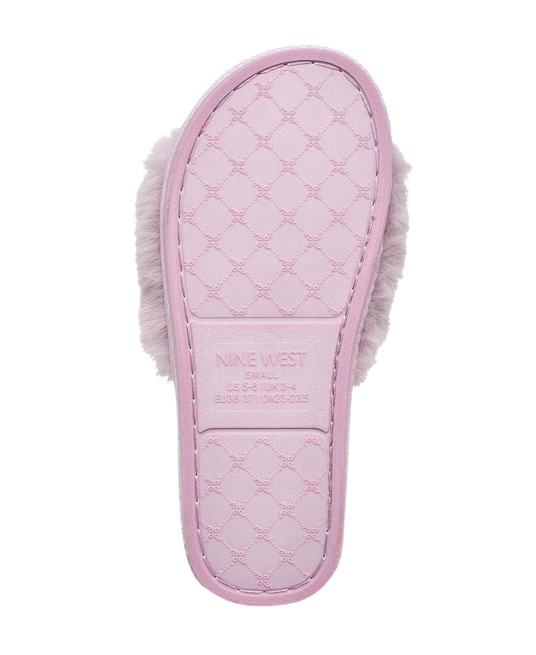 Slide Faux Fur Slipper, Alternate, color, Mauve