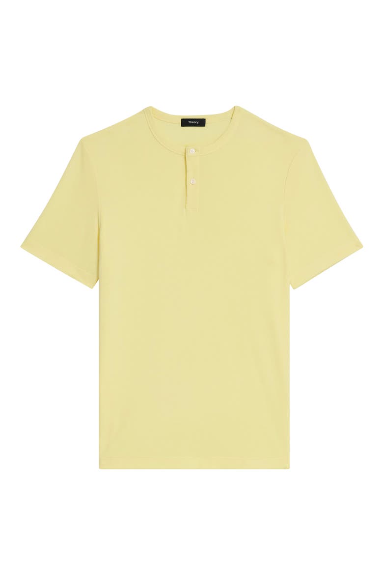 Gaskell Solid Henley, Alternate, color, CITRUS