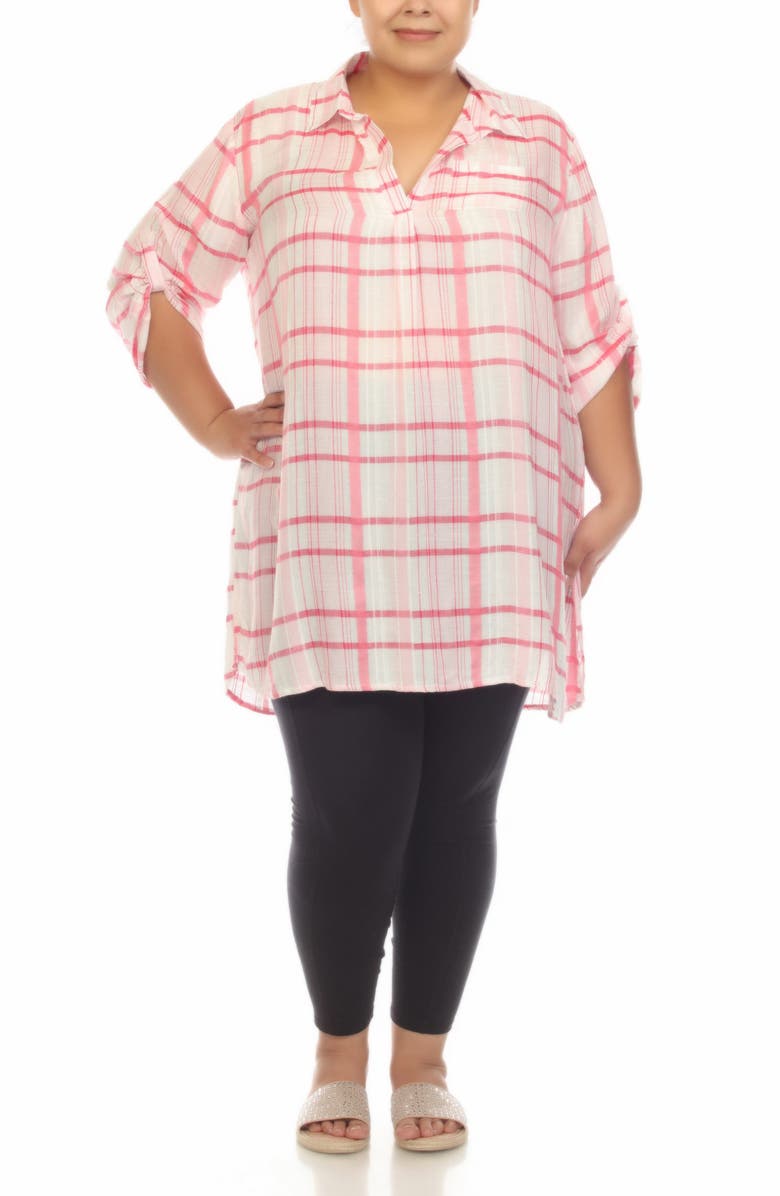 BOHO ME Check Print Shirtdress | Nordstromrack