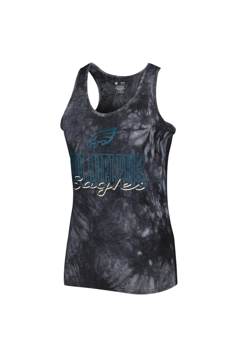 Women's Concepts Sport Charcoal Philadelphia Eagles Billboard Scoop Neck Racerback Tank and Shorts Sleep Set, Alternate, color, Charcoal