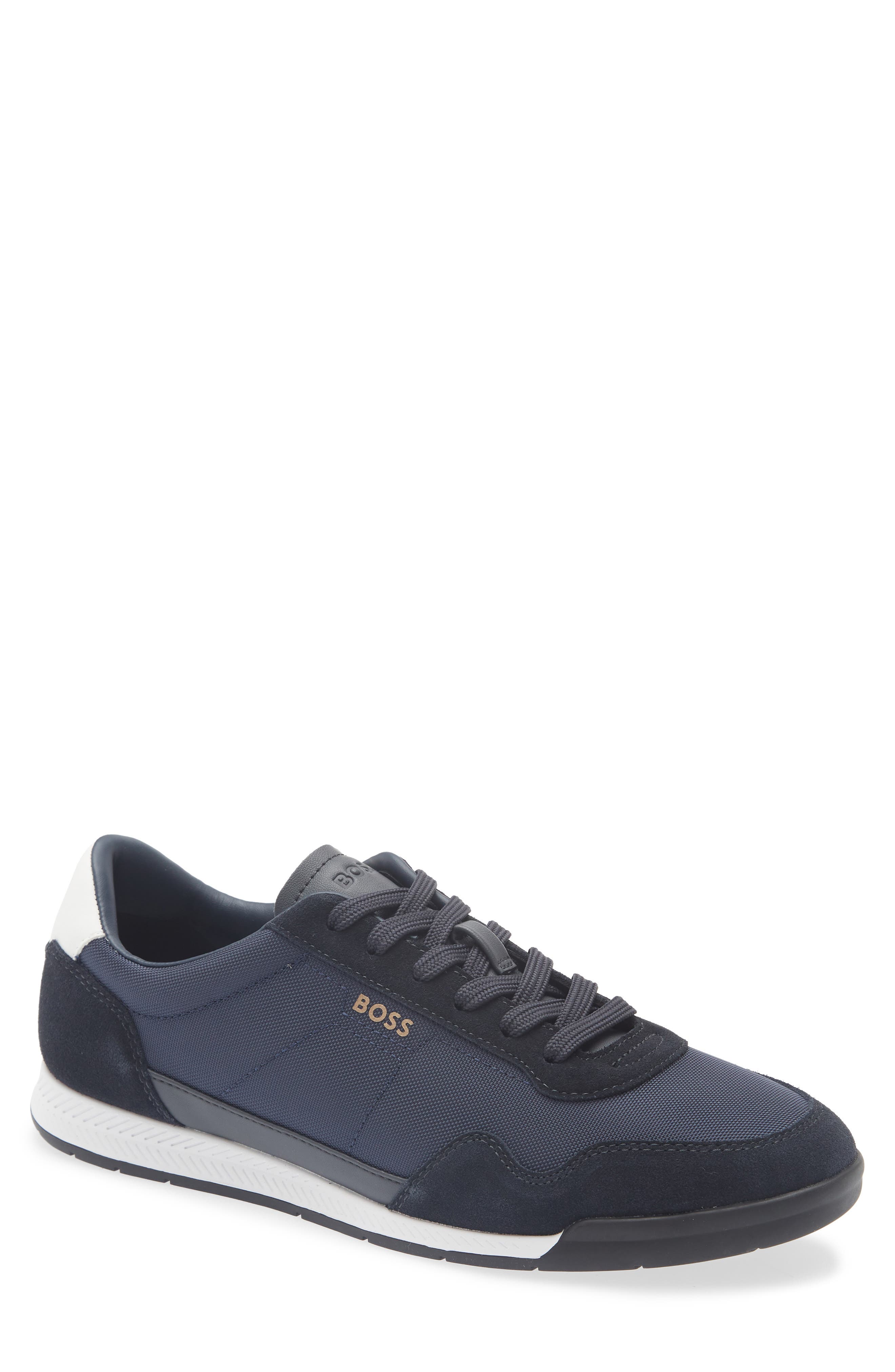 Titanium Low Top Sneaker, Main, color, DARK BLUE