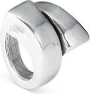 UNODE50 Sterling Silver-Plated Spiral Ring