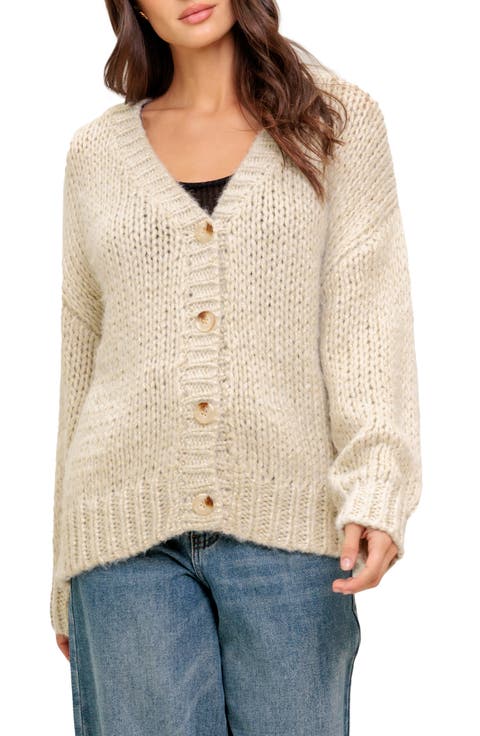 Shimmer V-Neck Cardigan