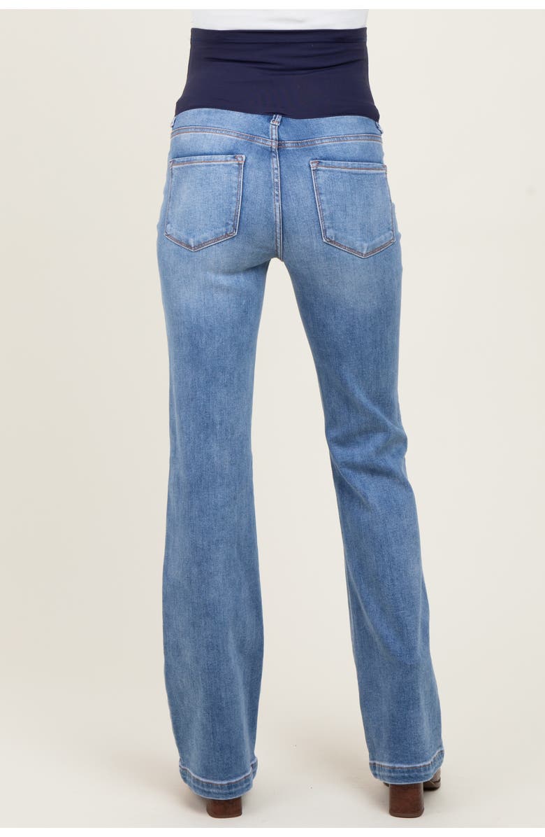 PinkBlush Vintage Wash Bootcut Maternity Jeans, Alternate, color, 