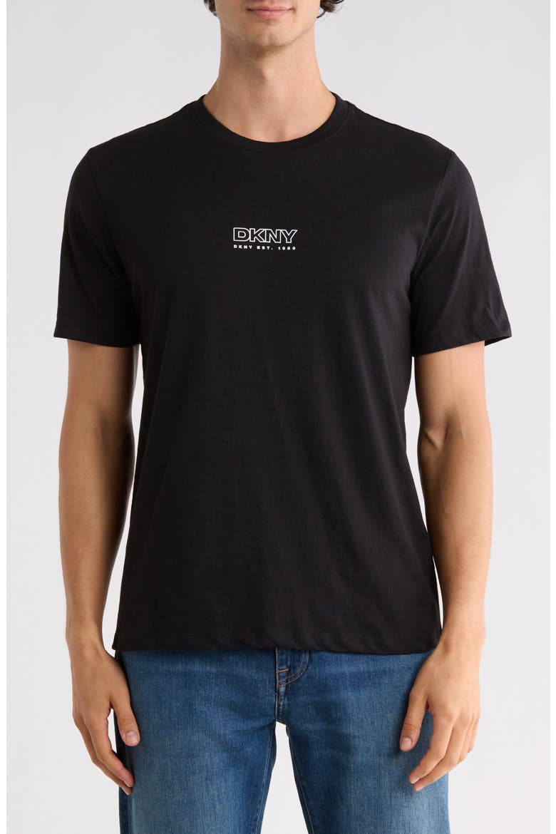 Spine Graphic T-Shirt, Main, color, BLACK