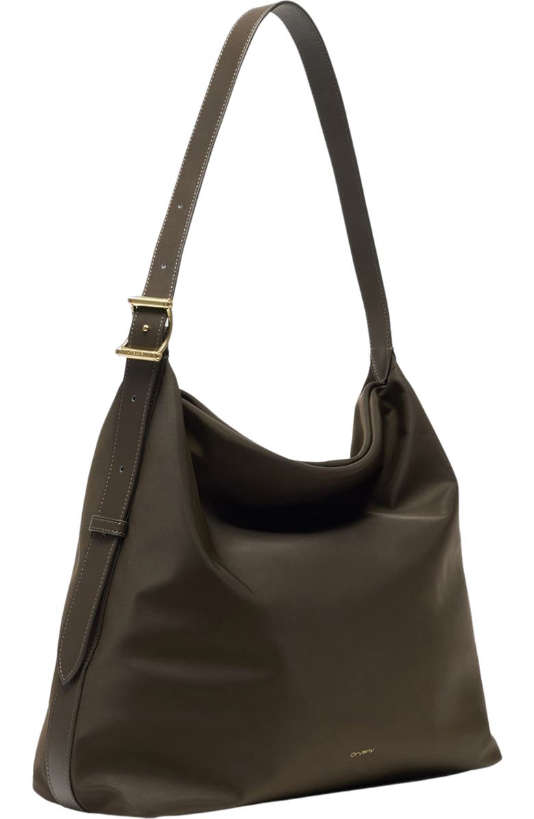 Oryany Sophia Nylon Shoulder Bag, Alternate, color, Espresso