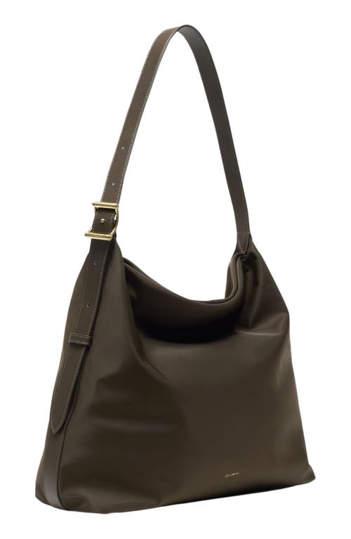 Oryany Sophia Nylon Shoulder Bag In Brown