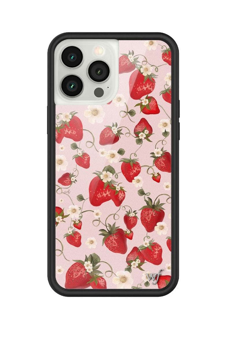 Strawberry Fields iPhone Case, Alternate, color, Pink