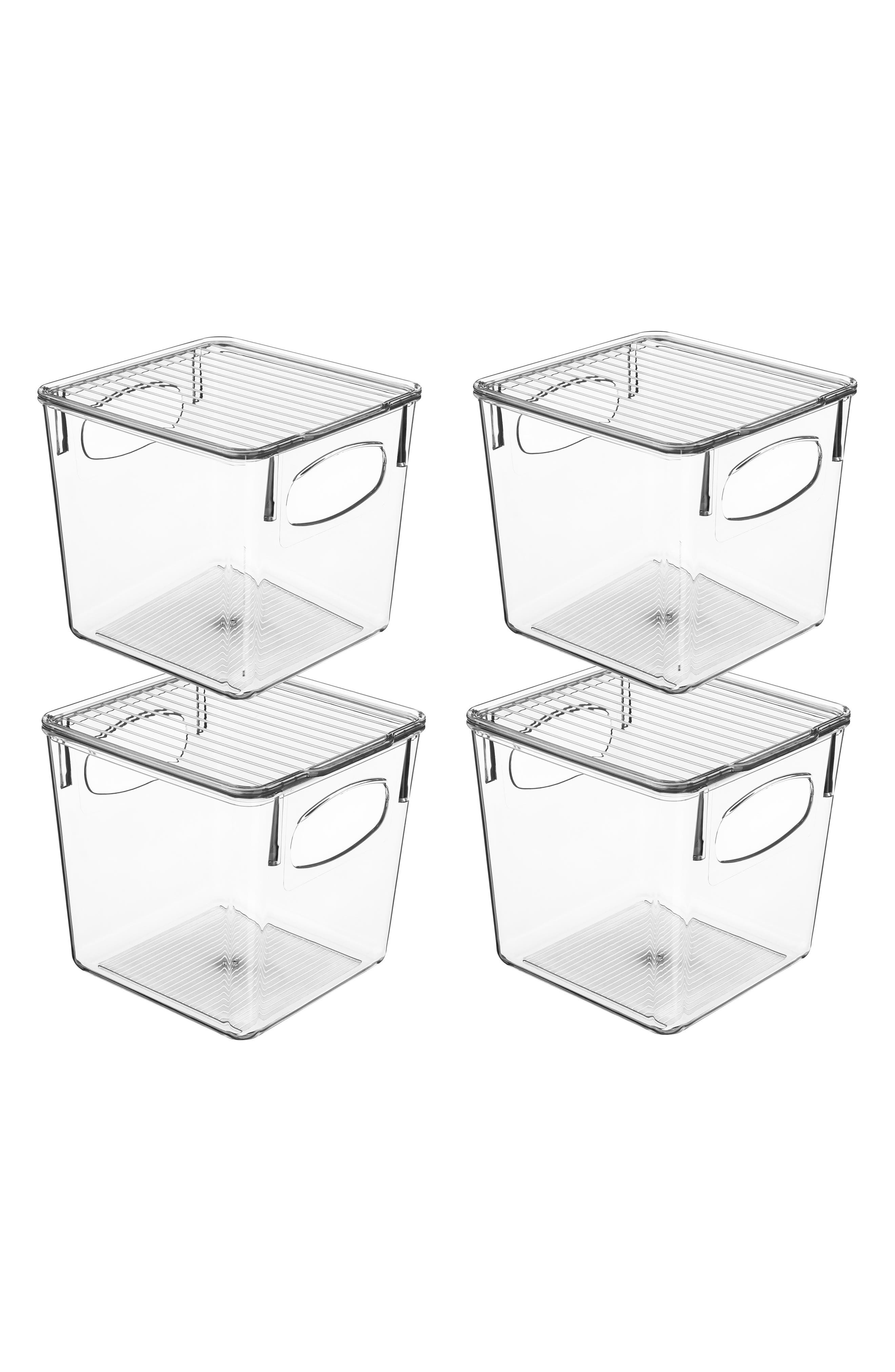Set of 4 Small Stackable Bins