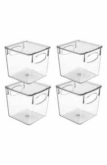 Set of 4 Small Stackable Bins