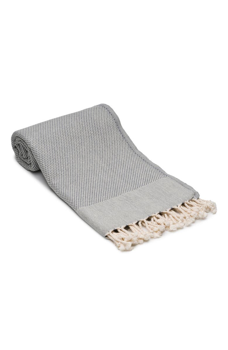 Olive & Linen Whisper Weight Turkish Towel Bundle, Alternate, color, Gray