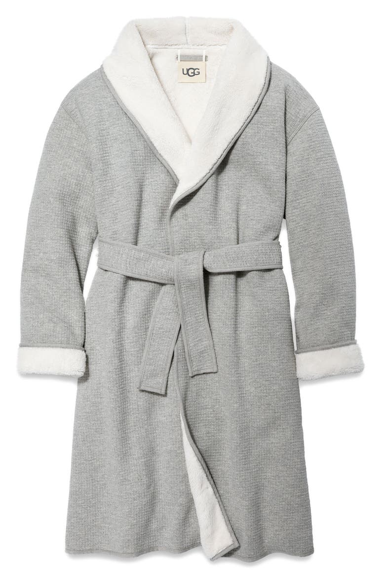 Anabella Reversible Robe, Alternate, color, GREY HEATHER