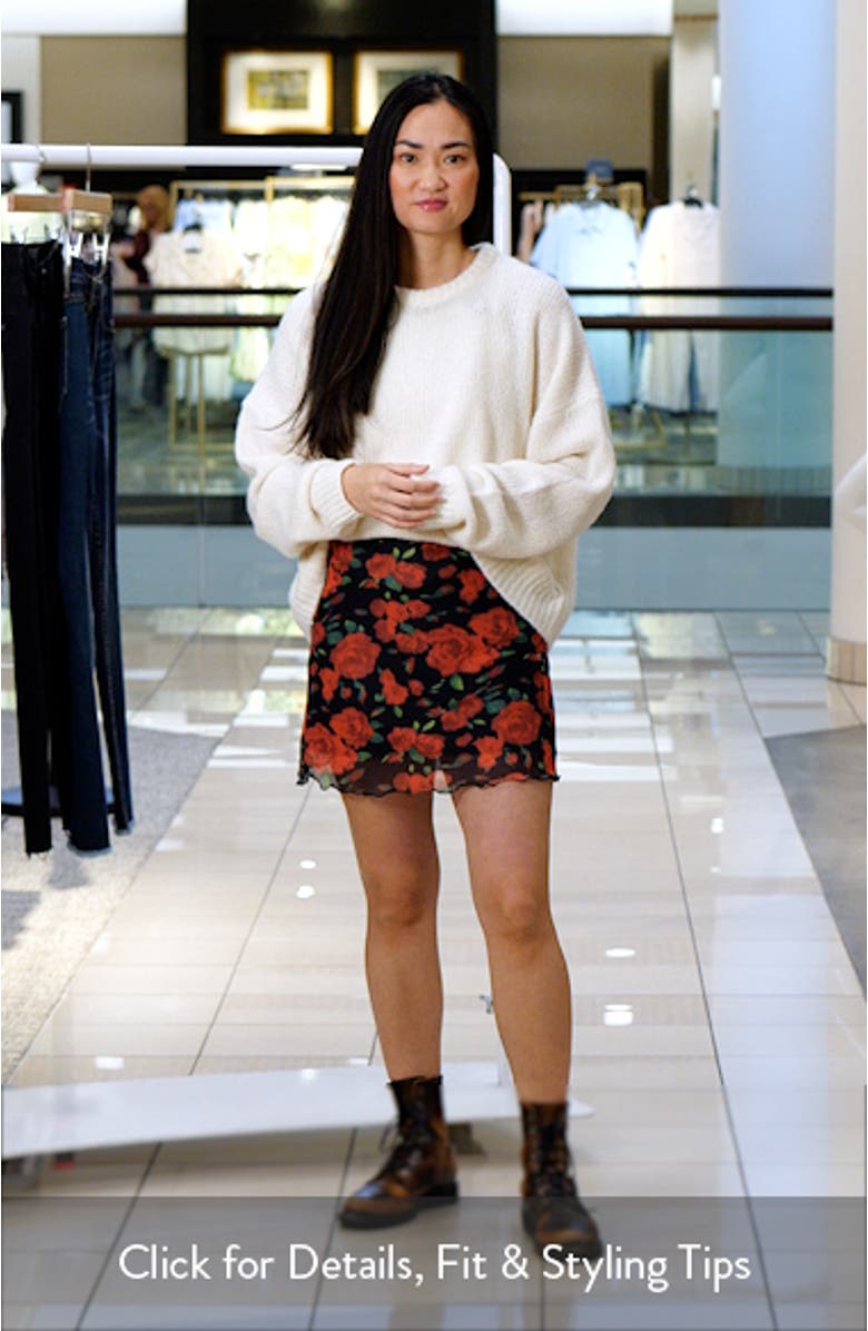 Relaxed Fit Cashmere Bouclé Sweater, sales video thumbnail