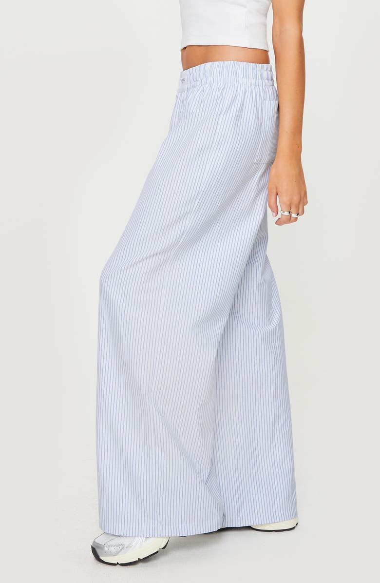 Princess Polly Beach House Stripe Pants, Alternate, color, Blue