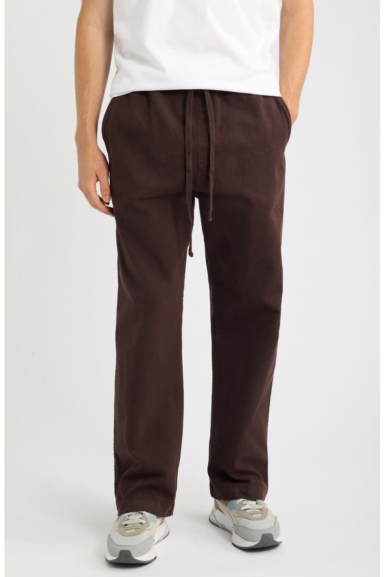 Floyde Tie Waist Pants, Main, color, RISTRETTO (GARMENT DYED)