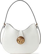 Versace Small Leather Hobo Bag