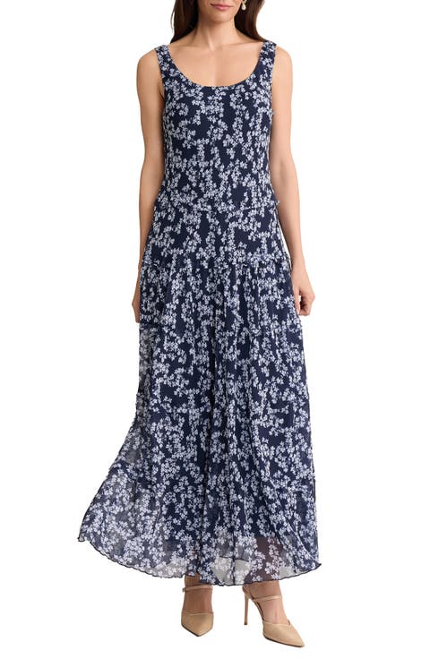 Jones New York Spring Print Sleeveless Maxi Dress (Regular & Petite)
