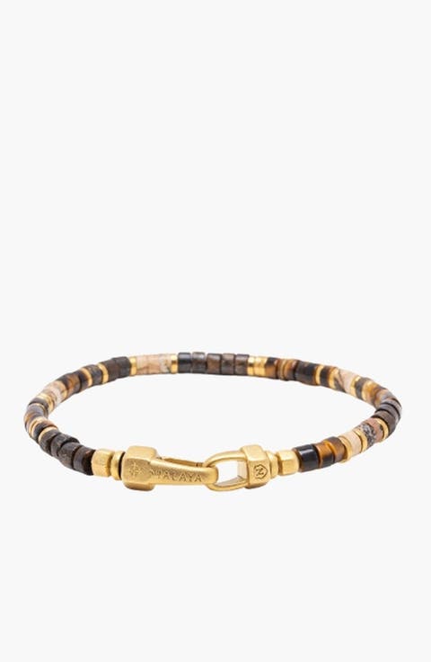 Tiger Eye Heishi Bracelet