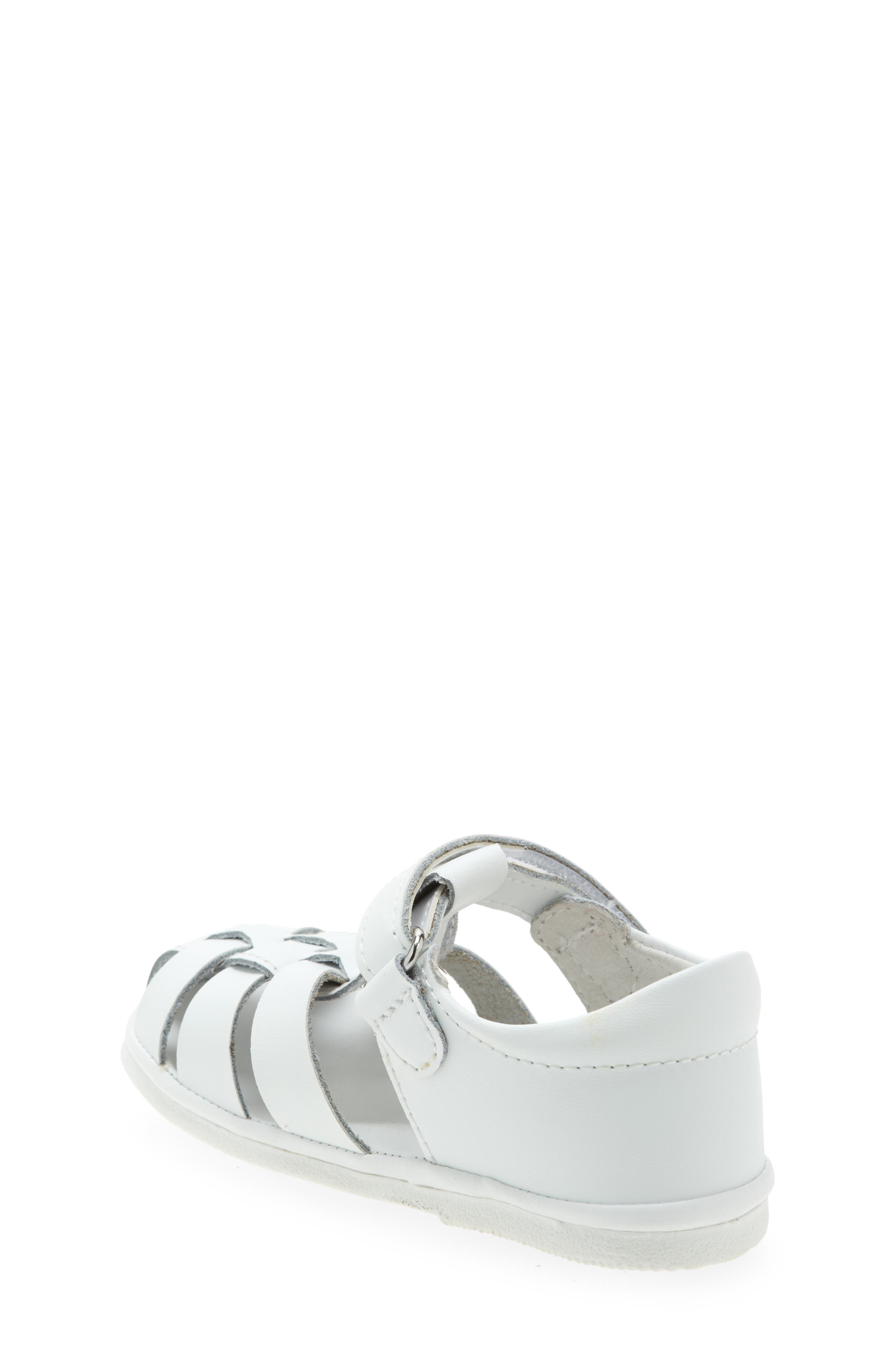 L'AMOUR Christie Fisherman Sandal, Alternate, color, White