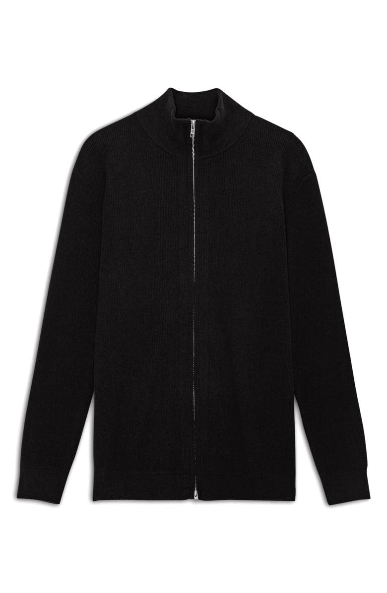 NN07 Danny 6429 Zip Cardigan, Alternate, color, Black