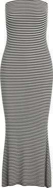 Favorite Daughter The Clean Slate Stripe Strapless Maxi Dress