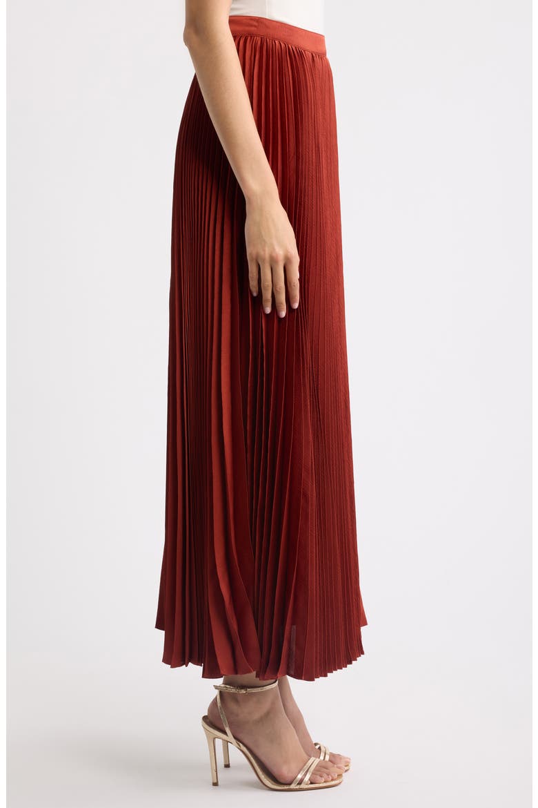 Rowyn Pleated Skirt, Alternate, color, TOASTED SAFFRON